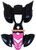 Kid ATV Quad Main Body Plastic Black Genuine Kazuma Part mini Falcon 90cc Redca