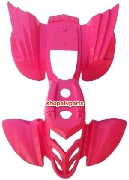 90cc ATV Quad Body Plastic Fender & Grill PINK Genuine Kazuma mini Falcon Redcat