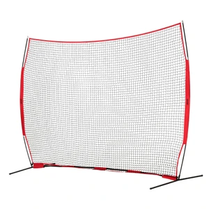  Barricade Backstop Net, 12x9 ft Ball Sports Barrier Netting, Portable Practice Equipment with Carr E415-DQW129YC0000YT8NIV0