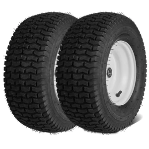  Lawn Mower Tires with Rim, 16x6.5-8" Tubeless Tractor Tires, 2-Pack Tire and Wheel Assembly, Turf  E415-GCJLZPZLG16X5IBOPV0