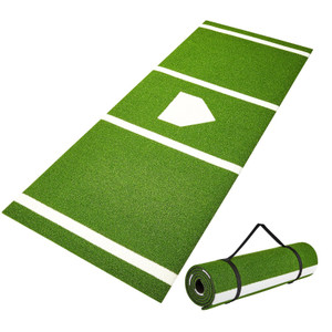  10x3.8 ft Baseball Softball Hitting Batting Mat, Indoor/Outdoor Anti-Slip Anti-Fade Softball Mat,  E415-JQDBDKD10YC3K8ZF0V0