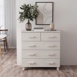  Sideboard HAMAR White 31.1"x15.7"x31.5" Solid Wood Pine A949-340421