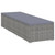 Sun Lounger with Cushion Poly Rattan Gray A949-46220