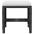 5 Piece Patio Dining Set Poly Rattan and Acacia Wood Black A949-42529