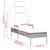 Sun Lounger with Canopy Black Poly Rattan A949-368196