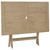 Folding Patio Table Gray 47.2"x27.6"x29.5" Solid Wood Teak A949-362763