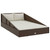 Garden Bed Brown 43.3"x78.7" Poly Rattan A949-42666