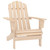 Patio Adirondack Chair with Table Solid Fir Wood A949-315922