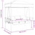 Patio Swing Bench with Canopy Coffee Brown? Steel A949-4008900