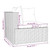 Patio Furniture Set 4 Piece with Cushions Poly Rattan Black A949-3101425