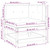 Corner Sofa with Cushions White Solid Wood Pine A949-825542