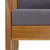 2 Piece Patio Lounge Set with Cushions Solid Acacia Wood A949-310264