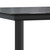 Patio Dining Table Black 63"x31.5"x29.1" Steel and Tempered Glass A949-319283
