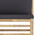 3 Piece Patio Lounge Set with Dark Gray Cushions Bamboo A949-313150