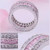 Color: Pink Stone,Size: 11 - LUMINA Pure & Pink Banquet Rings K290-6053909253