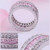 Color: Pink Stone,Size: 8 - LUMINA Pure & Pink Banquet Rings K290-6053908869