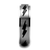 TK2926 - High polished (no plating) Stainless Steel Ring with Epoxy  in Jet A874-TK2926
