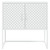 Sideboard White 29.5"x13.8"x29.5" Steel A949-335872