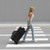  Bowling Ball Bag, 3 Ball Double Roller Bowling Bag with Wheels, Featuring a Separate Compartment f E415-GLLGBLQBHS3Q8N6PE001V0