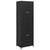 Garden Storage Cabinet Black 23.2"x15.7"x70.9" Poly Rattan A949-319872