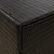 Garden Storage Cabinet Black 23.2"x15.7"x70.9" Poly Rattan A949-319872