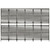 Room Divider 6 Panels Gray Poly Rattan A949-365402