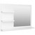 Bathroom Mirror White 23.6"x4.1"x17.7" Engineered Wood A949-805006