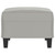Footstool Light Gray 27.6"x21.7"x16.1" Microfiber Fabric A949-349362