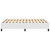 Bed Frame without Mattress White 53.9"x74.8" Full Faux Leather A949-347280