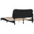  Bed Frame without Mattress "Hvar" Black and White 53.9"x74.8" Faux Leather A949-3208038