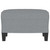  Footstool Light Gray 23.6"x19.7"x16.1" Fabric A949-349327