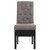  Dining Chairs 6 pcs Taupe Fabric A949-277261