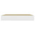  Floating Wall Shelves 2 pcs Oak and White 9.1"x9.3"x1.5" MDF A949-326568