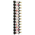  Wall Mounted Wine Rack for 12 Bottles Black Iron A949-282466