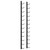  Wall Mounted Wine Rack for 12 Bottles Black Iron A949-282466