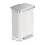 White 20-Gallon Stainless Steel Kitchen Trash Can with Step-on Lid Q280-WSKTC742868175