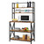 Modern Industrial Metal Wood Bakers Rack Kitchen Storage Shelf Q280-YWKBRX872539416