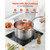 Stainless Steel Stock Pot, 12-Quart Stainless Steel Stockpot with Glass Lid, PFOA-Free, PFAS-Free, E415-JTTG12QTBXGLHC77J001V0