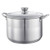  Stainless Steel Stock Pot, 12-Quart Stainless Steel Stockpot with Glass Lid, PFOA-Free, PFAS-Free, E415-JTTG12QTBXGLHC77J001V0