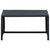 4 Piece Patio Lounge Set with Cushions Poly Rattan Black A949-46390