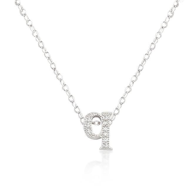 Micro-Pave Initial Q Pendant R599-P11408R-C01-Q