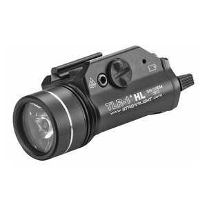 Streamlight TLR-1 HL, High Lumen Rail Mounted Tactical Light, C4 LED, 1000 Lumens, Strobe, Black, 2x CR123 Batteries 69260 Streamlight TLR-1 HL, High Lumen Rail Mounted Tactical Light, C4 LED, 1000 Lumens, Strobe, Black, 2x CR123 Batteries 69260