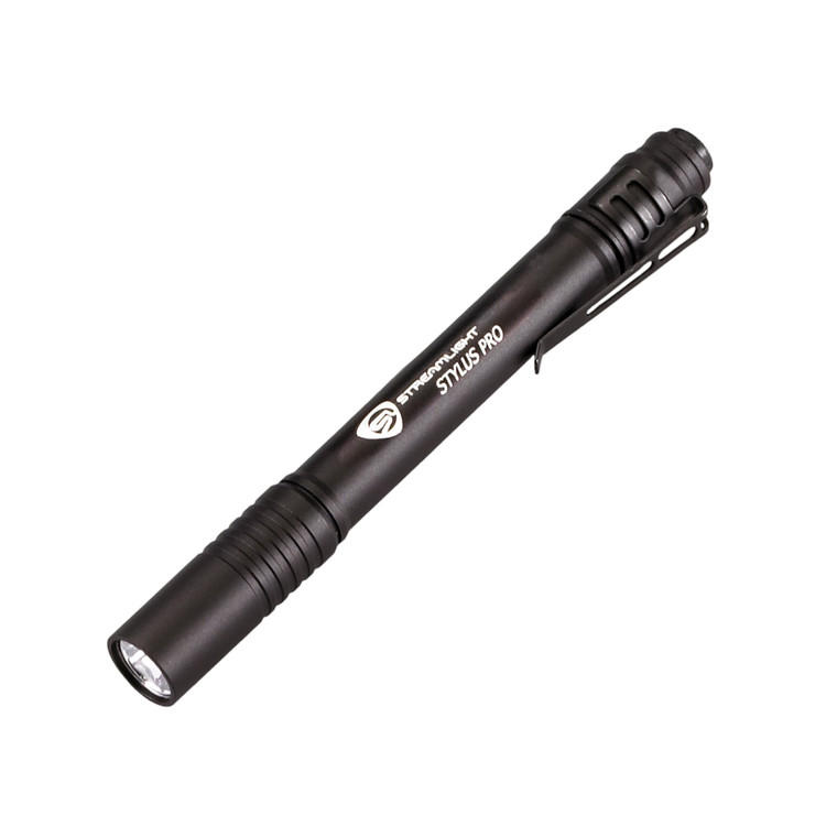 Streamlight Stylus Flashlight, White LED, Black, 2X AAA Batteries 66118