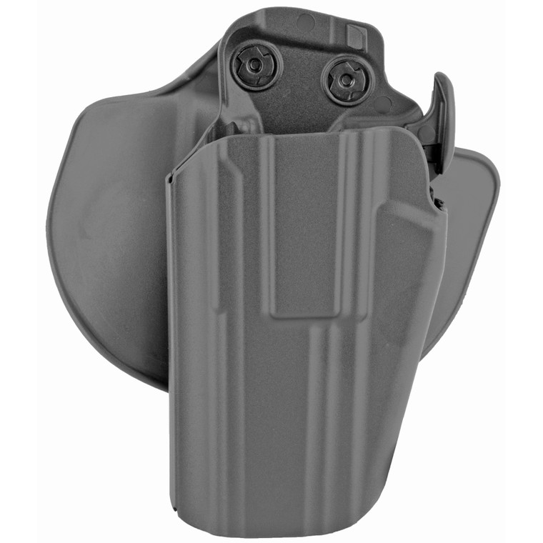 Safariland 578 GLS, Pro-Fit, Wide Frame Holster, Left Hand, Plain Black, Long Slide (Similar to GL34, 35, 17L),Paddle & Belt Loop Combo 578-450-412