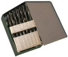 TopLine Drill Bit Set M2 Premium 29pcs 1/16-1/2" USA Huot Index, Black Finish