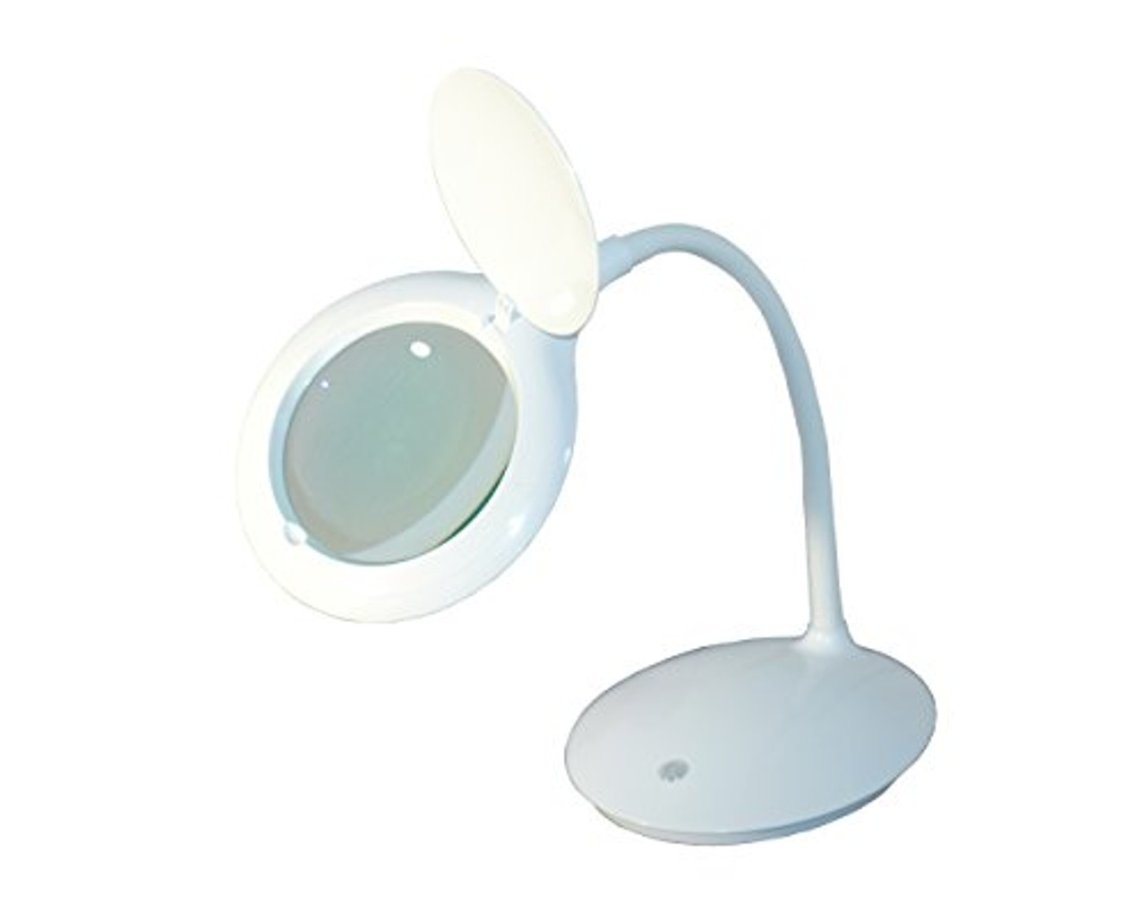 Desk Gooseneck 5 Magnifying Lamp By Tekline White 80 Led Daylight