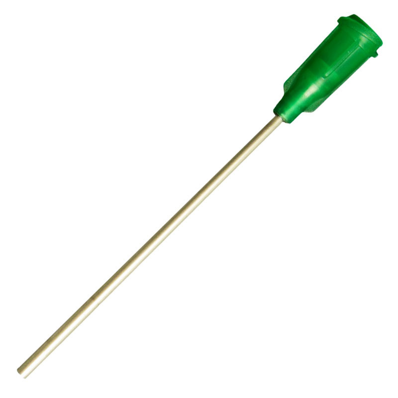 Blunt Tip Dispensing Fill Needles 14ga x 2.0" Olive