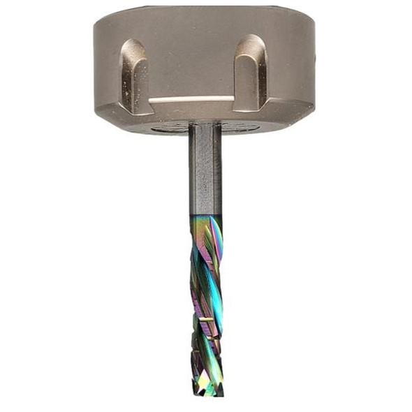 Router Bit 3/8" Carbide Up Down Spiral Compression 3/8" Shank 3-Flute USA Made