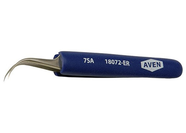 Aven 18072ER Comfort Grip Style 7-SA  Stainless Steel Tweezers