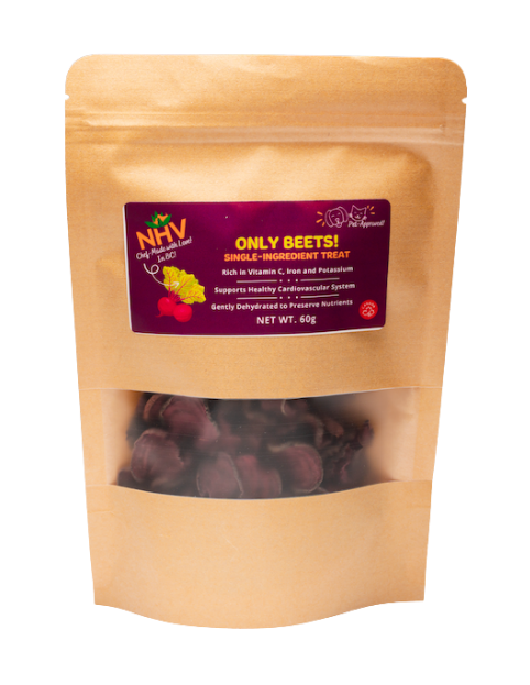 Wholesome beet treats for pets by NHV